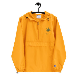 " Smoke Weed And Masturbate " Embroidered Champion Packable Jacket