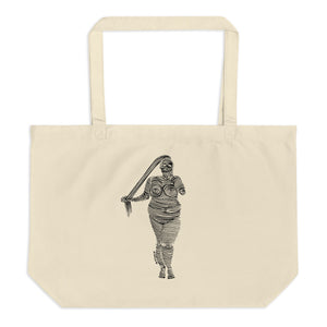 " 4 /7 Deadly sins " Front Print Large organic tote bag