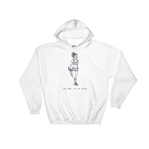 " Just Ran Out Of Fuck ( Standing ) "  Unisex Hooded Sweatshirt