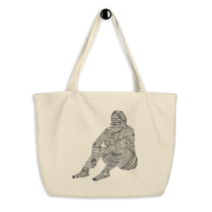 " 5/7 Deadly sins " Front and back Print Large organic tote bag