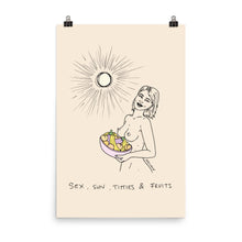 " Sex, Sun, Titties & Fruits "  Print / Poster